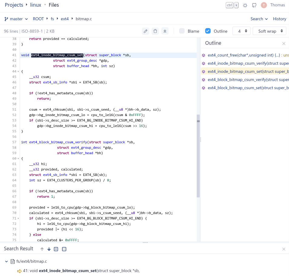Code-Navigation