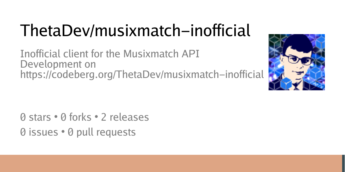 ThetaDev/musixmatch-inofficial: Inofficial client for the Musixmatch ...
